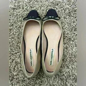 Karl lagerfeld ballet flats shoes STUNNING